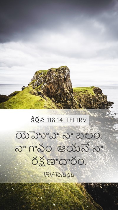 కీర్తన 118:14 TELIRV Bible Verse Image