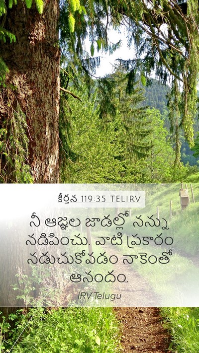 కీర్తన 119:35 TELIRV Bible Verse Image