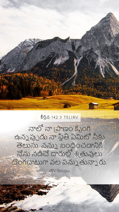 కీర్తన 142:3 TELIRV Bible Verse Image