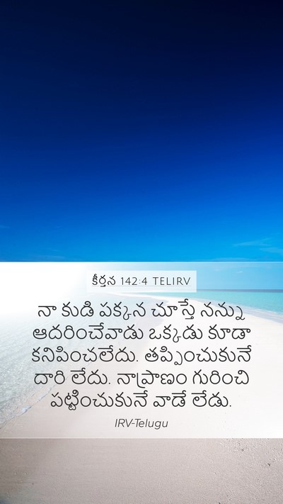 కీర్తన 142:4 TELIRV Bible Verse Image