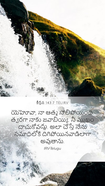 కీర్తన 143:7 TELIRV Bible Verse Image