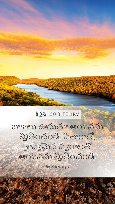 కీర్తన 150:3 TELIRV Bible Verse Image