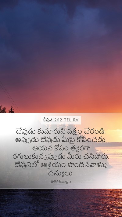 కీర్తన 2:12 TELIRV Bible Verse Image