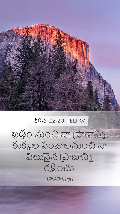కీర్తన 22:20 TELIRV Bible Verse Image