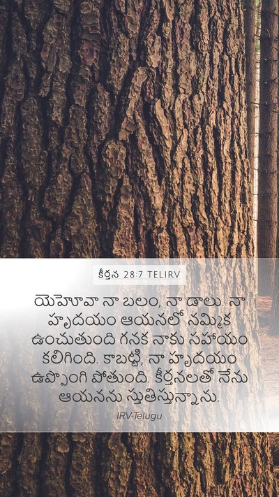 కీర్తన 28:7 TELIRV Bible Verse Image