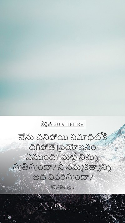 కీర్తన 30:9 TELIRV Bible Verse Image