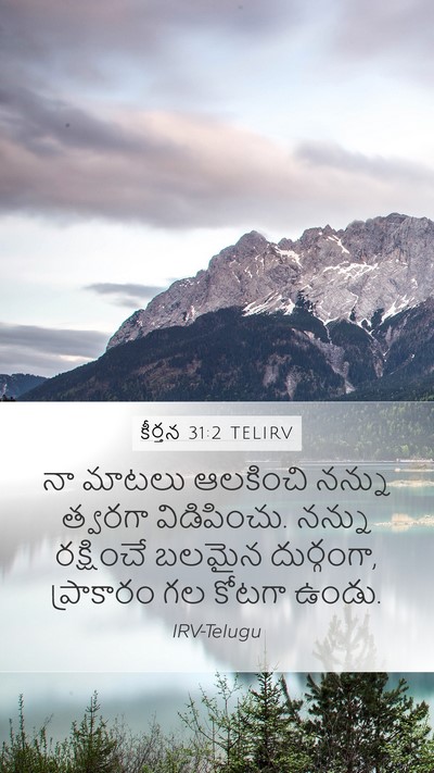 కీర్తన 31:2 TELIRV Bible Verse Image