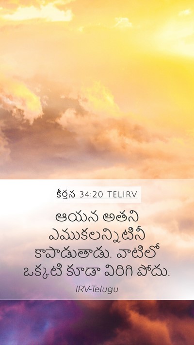 కీర్తన 34:20 TELIRV Bible Verse Image