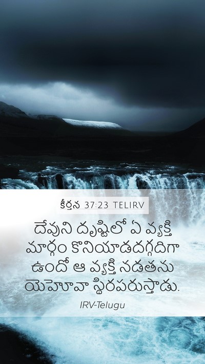 కీర్తన 37:23 TELIRV Bible Verse Image