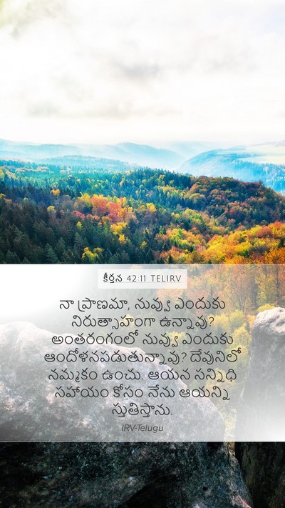 కీర్తన 42:11 TELIRV Bible Verse Image