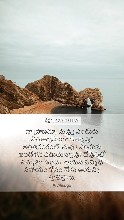కీర్తన 42:5 TELIRV Bible Verse Image