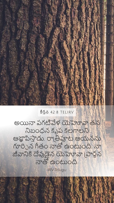 కీర్తన 42:8 TELIRV Bible Verse Image
