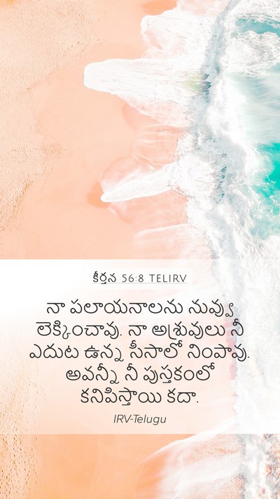 కీర్తన 56:8 TELIRV Bible Verse Image
