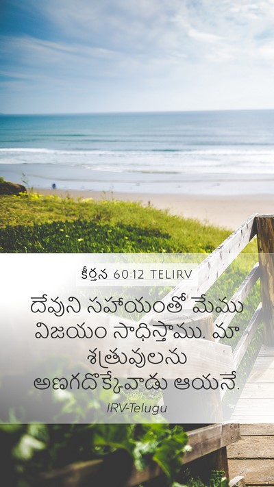కీర్తన 60:12 TELIRV Bible Verse Image