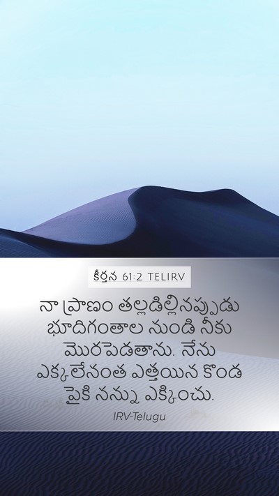 కీర్తన 61:2 TELIRV Bible Verse Image
