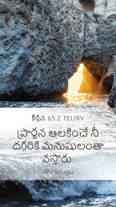కీర్తన 65:2 TELIRV Bible Verse Image