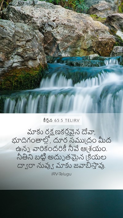 కీర్తన 65:5 TELIRV Bible Verse Image