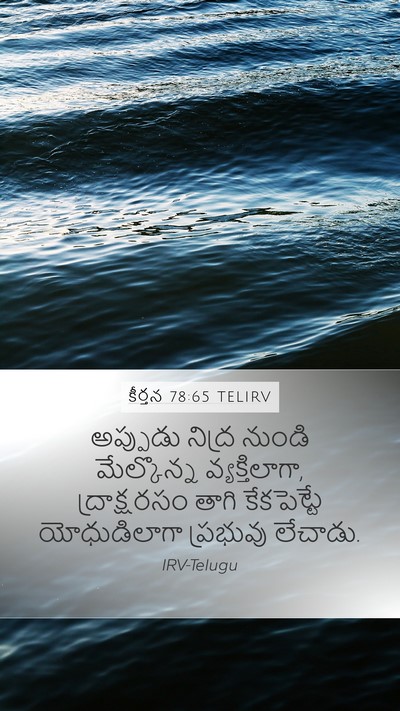 కీర్తన 78:65 TELIRV Bible Verse Image