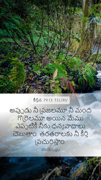కీర్తన 79:13 TELIRV Bible Verse Image