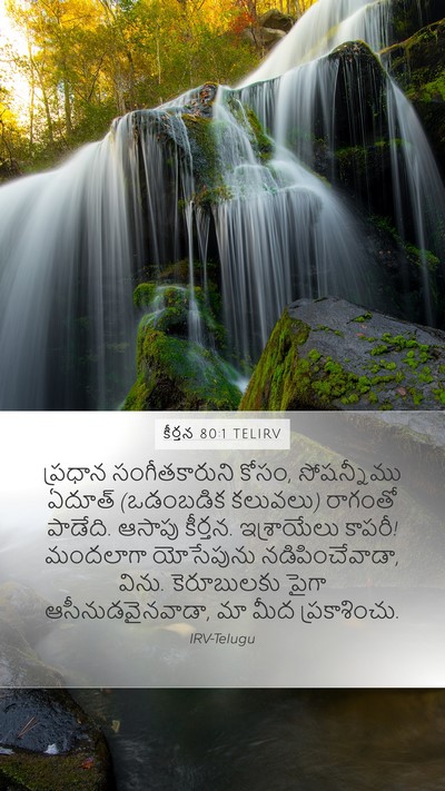 కీర్తన 80:1 TELIRV Bible Verse Image