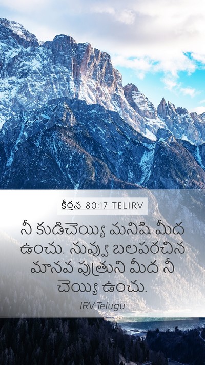 కీర్తన 80:17 TELIRV Bible Verse Image