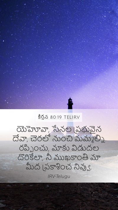 కీర్తన 80:19 TELIRV Bible Verse Image