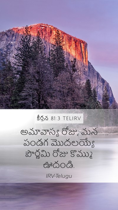 కీర్తన 81:3 TELIRV Bible Verse Image