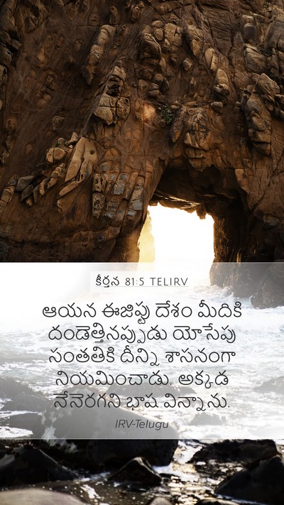 కీర్తన 81:5 TELIRV Bible Verse Image