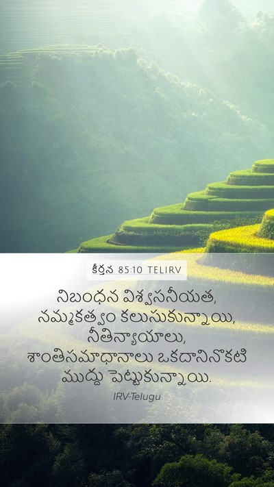 కీర్తన 85:10 TELIRV Bible Verse Image