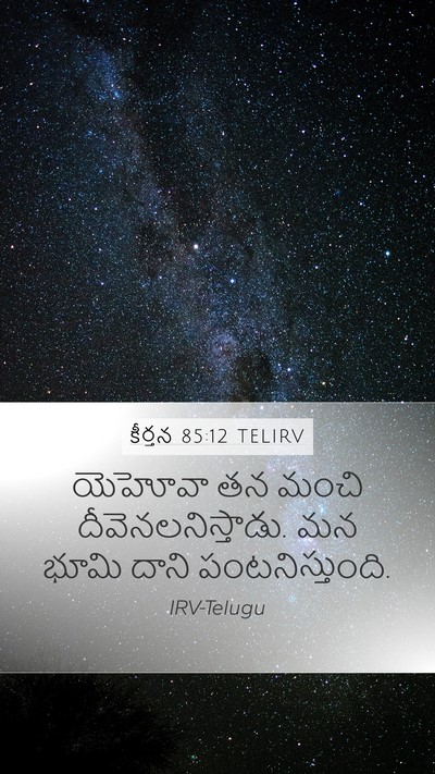 కీర్తన 85:12 TELIRV Bible Verse Image