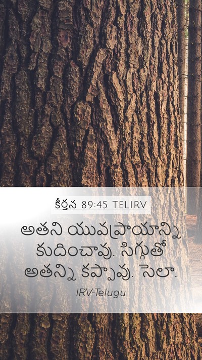 కీర్తన 89:45 TELIRV Bible Verse Image