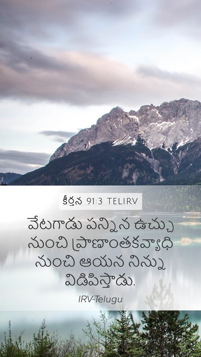 కీర్తన 91:3 TELIRV Bible Verse Image