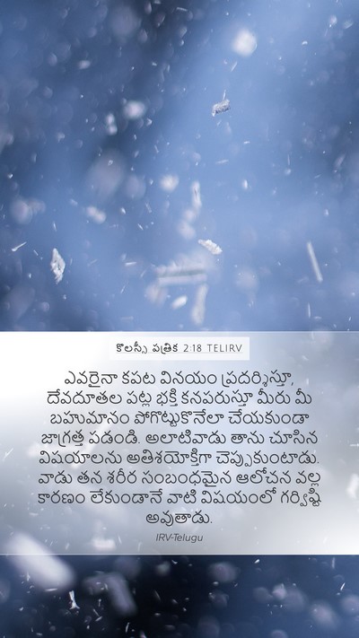 కొలస్సీ పత్రిక 2:18 TELIRV Bible Verse Image