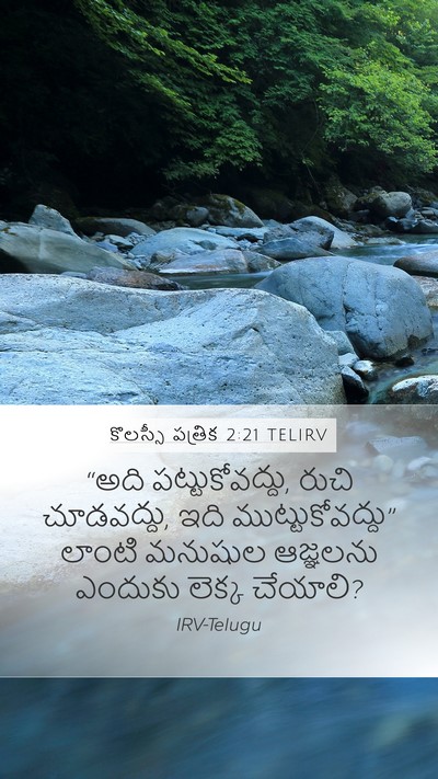 కొలస్సీ పత్రిక 2:21 TELIRV Bible Verse Image