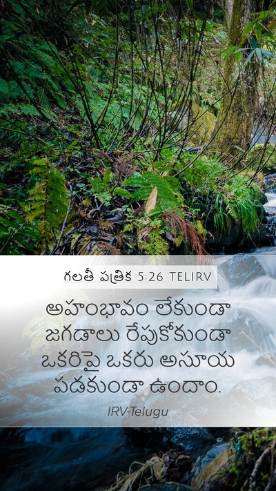 గలతీ పత్రిక 5:26 TELIRV Bible Verse Image
