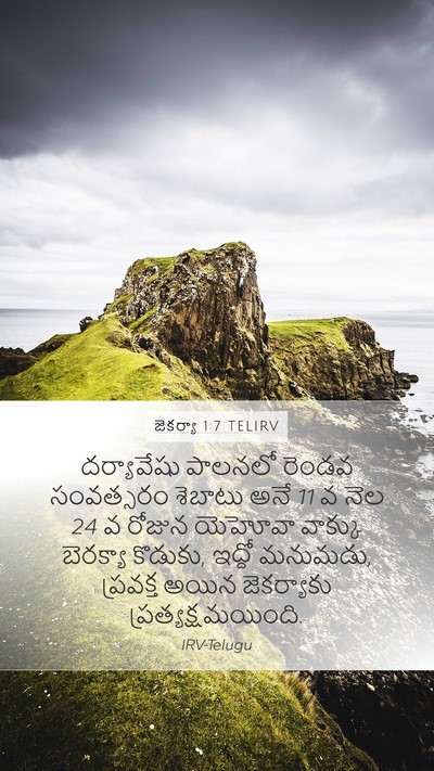 జెకర్యా 1:7 TELIRV Bible Verse Image