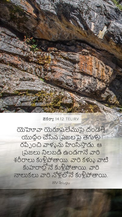 జెకర్యా 14:12 TELIRV Bible Verse Image