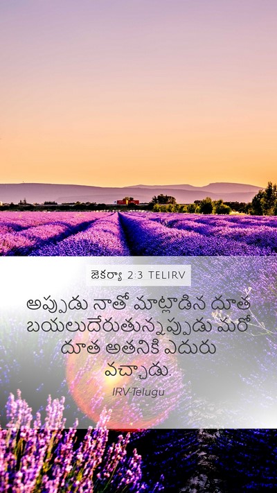 జెకర్యా 2:3 TELIRV Bible Verse Image