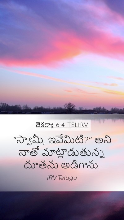 జెకర్యా 6:4 TELIRV Bible Verse Image