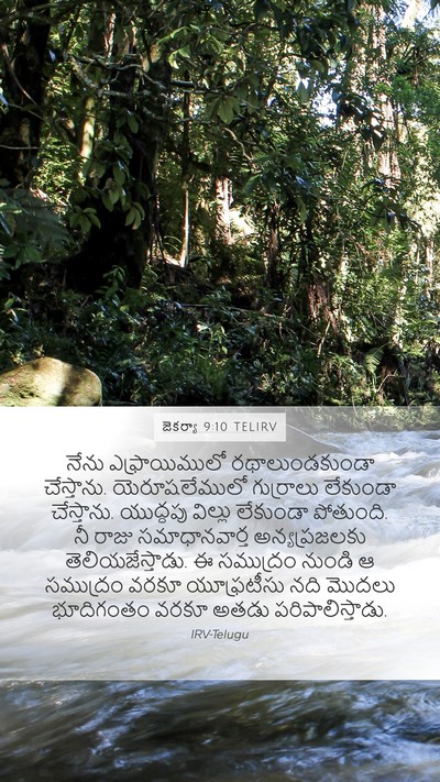 జెకర్యా 9:10 TELIRV Mobile Phone Wallpaper - నేను ఎఫ్రాయిములో - Mobile Bible Verse Wallpaper