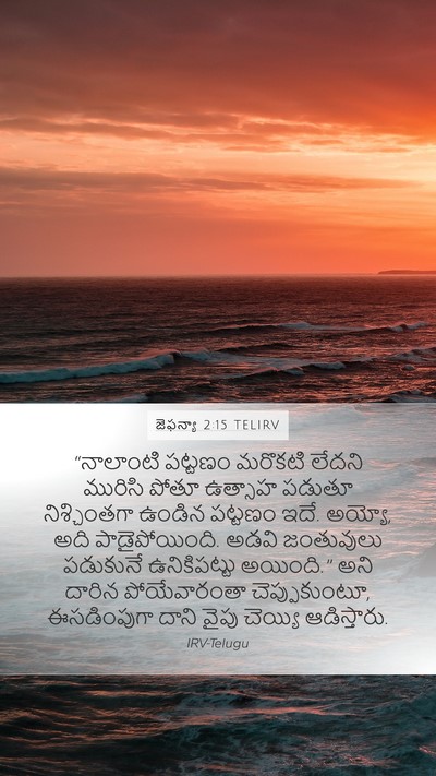జెఫన్యా 2:15 TELIRV Bible Verse Image