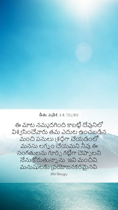 తీతు పత్రిక 3:8 TELIRV Bible Verse Image