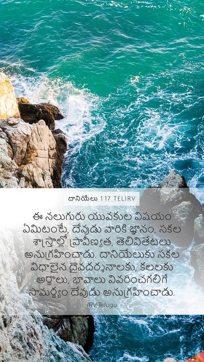 దానియేలు 1:17 TELIRV Bible Verse Image