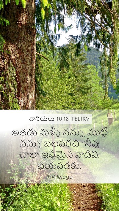 దానియేలు 10:18 TELIRV Bible Verse Image