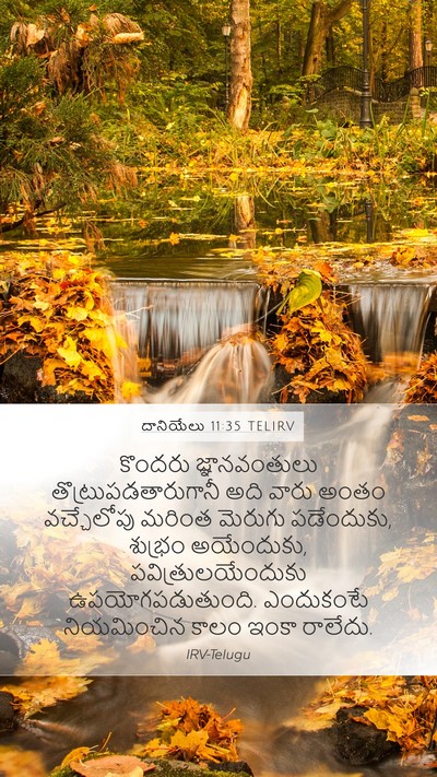 దానియేలు 11:35 TELIRV Bible Verse Image