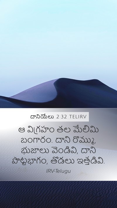 దానియేలు 2:32 TELIRV Bible Verse Image
