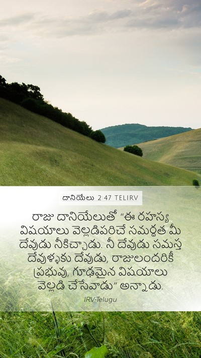 దానియేలు 2:47 TELIRV Bible Verse Image