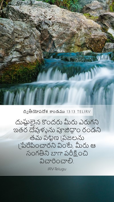 ద్వితీయోపదేశ కాండము 13:13 TELIRV Bible Verse Image