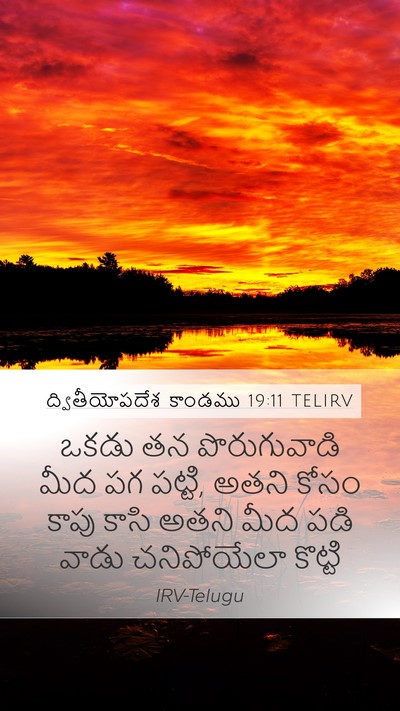 ద్వితీయోపదేశ కాండము 19:11 TELIRV Bible Verse Image