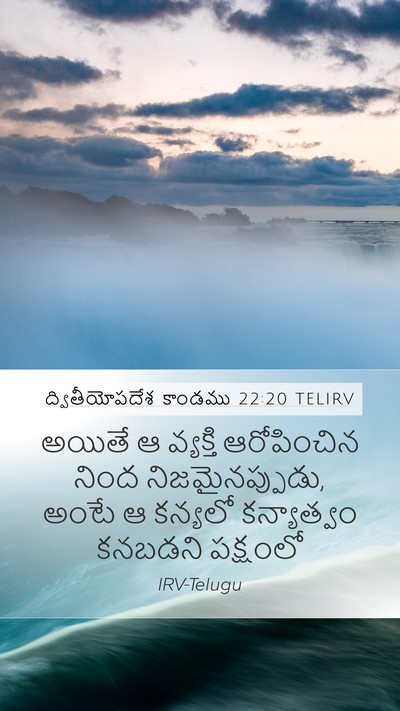 ద్వితీయోపదేశ కాండము 22:20 TELIRV Mobile Phone Wallpaper - అయితే ఆ వ్యక్తి - Mobile Bible Verse Wallpaper